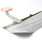 Hübsche Basketballarmatur Fotodruck (Ecke)