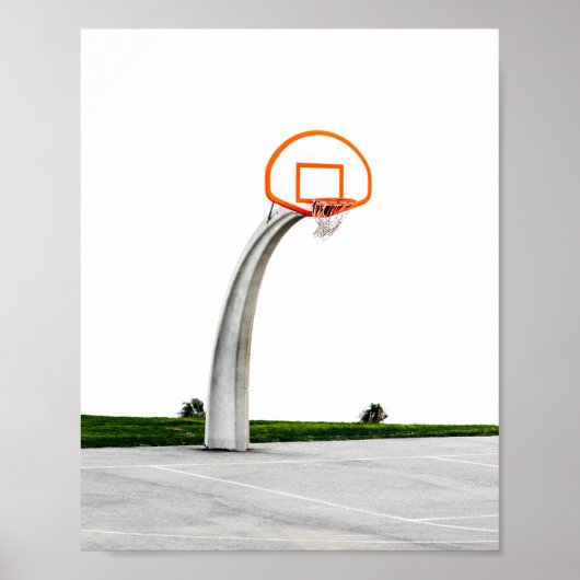Hübsche Basketballarmatur Poster (Vorne)