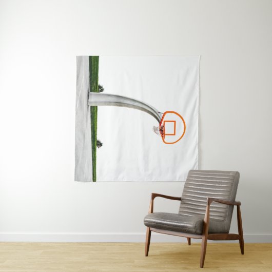 Hübsche Basketballarmatur Wandteppich (Beispiel (Horizontal))