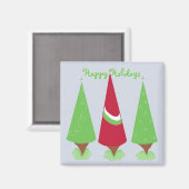 Hübsche Bäume Magnet (Vorderseite/Rückseite)