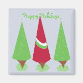 Hübsche Bäume Magnet (Vorne)