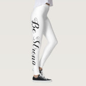 hübsche BE STRONG Typografie | Leggings (Rechts)