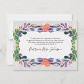 Hübsche Beerdigung-Gedenkstätte Dankeskarte (Vorderseite)