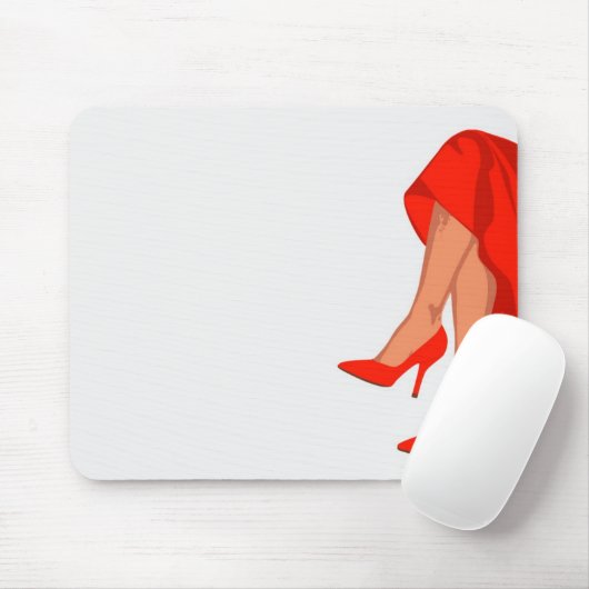 Hübsche Beine Mousepad (Mit Mouse)