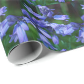 Hübsche Bell-Blumen Geschenkpapier (Rolleneckpunkt)