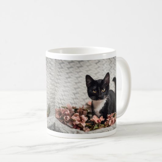 Hübsche Bella Rose Kaffee Tasse (VorderseiteRechts)