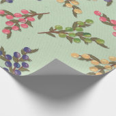Hübsche Berries Geschenkpapier (Ecke)