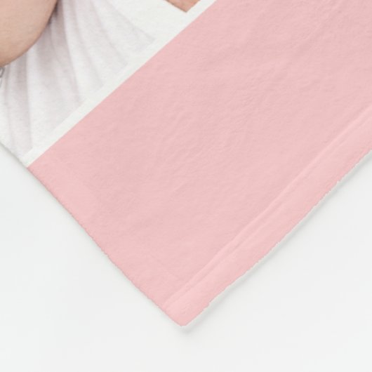 Hübsche Berry Twigs Pink Baby's First Year Fotos Fleecedecke (Ecke)