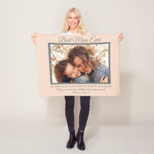 Hübsche Beste Mama je Sprichwörter 31 Foto Rosa Fleecedecke
