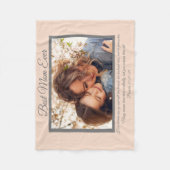 Hübsche Beste Mama je Sprichwörter 31 Foto Rosa Fleecedecke (Vorderseite)