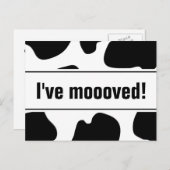Hübsche, bewegte Postkarten mit Kuhdruck | Ich hab (Vorne/Hinten)