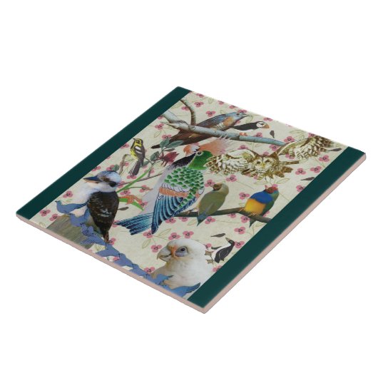 Hübsche Birdies Fliese (Seite)