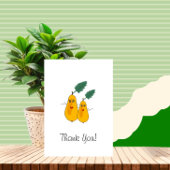 Hübsche Birnen Dankeskarte