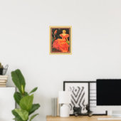 "Hübsche Bitte" Art Déco der 30er Jahre Poster (Heimbüro)