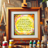 Hübsche bittere oder besser gelbe Inspirivität Fotodruck