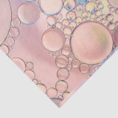 Hübsche Blasen rosa und blau Seidenpapier (Ausschnitt)