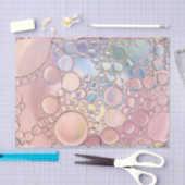 Hübsche Blasen rosa und blau Seidenpapier (Handwerk)