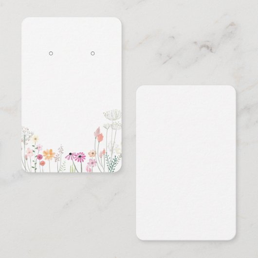 Hübsche Bläserring-Display-Karten für DIY Punch Terminkarte (Vorne/Hinten)