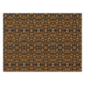 Hübsche Blätter aus Schwarzbraun Tischdecke (Vorderseite (Horizontal))