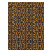 Hübsche Blätter aus Schwarzbraun Tischdecke (Vorderseite)