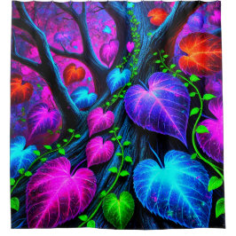 Hübsche Blätter Duschvorhang