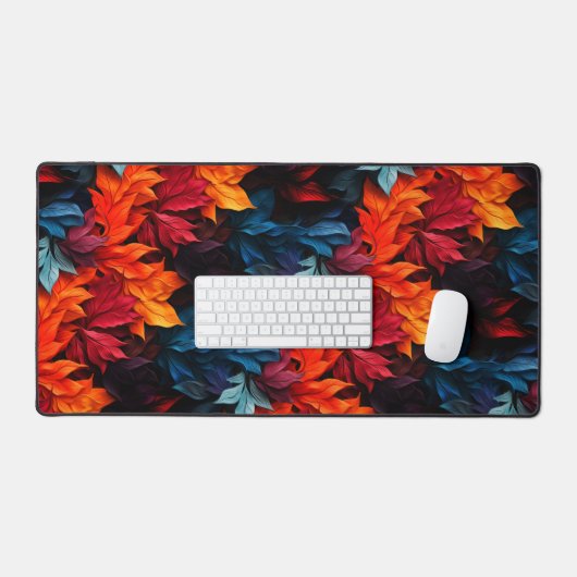 Hübsche Blätter Schreibtischunterlage (Tastatur & Maus)