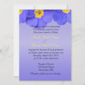 Hübsche blaue Blume Christlich, religiös Einladung (Vorderseite)