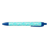 Hübsche blaue Blume Kugelschreiber (Unterseite)
