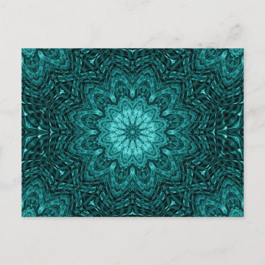 Hübsche Blaue Blume Postkarte (Vorderseite)