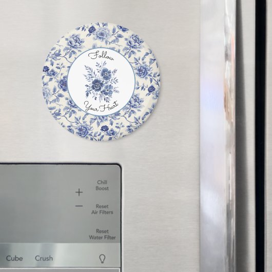 Hübsche blaue Blumen Magnet (In Situ (Kühlschrank))