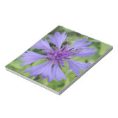 Hübsche blaue Kornblume Notizblock (Rotiert)