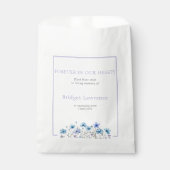 Hübsche Blaue Kosmos-Blumen-Trauer-Samenpackung Geschenktütchen (Vorderseite)