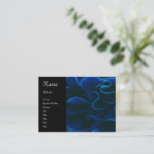 Hübsche blaue Rose Visitenkarte (Stehend Vorderseite)