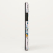 Hübsche blaue Schmetterlinge Case-Mate iPhone Hülle (Hinten/Rechts)