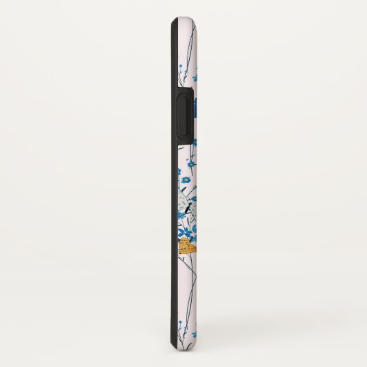 Hübsche blaue Schmetterlinge Case-Mate iPhone Hülle (Hinten/Rechts)