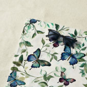 Hübsche blaue Schmetterlinge Strandtuch (Beispiel)