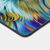 Hübsche Blaue Tigerkatze Schreibtischunterlage (Ecke)