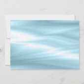 Hübsche Blaue Trauzeugin Einladung (Rückseite)