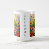 Hübsche blaue und grüne Sittiche personalisiert Kaffeetasse (Mittel)