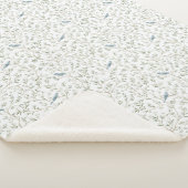 Hübsche Blaue Vögel Sherpadecke (3/4)