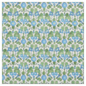 Hübsche blaue Winden-Blumengewebe Stoff (Muster)