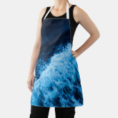 Hübsche Blauwellen Schürze (InSitu)