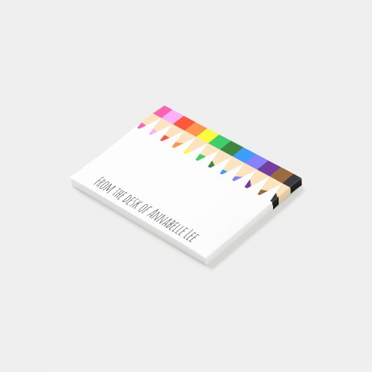 Hübsche Bleistifte Post-it Klebezettel (angewinkelt)