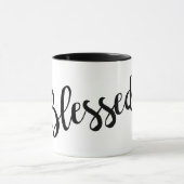 hübsche BLESSED-Schriftzeichen | Tasse (Zentrum)