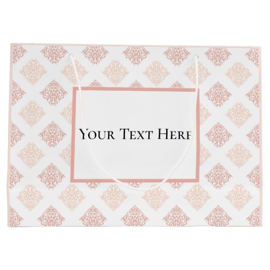 Hübsche Blinddarmfunktion Große Geschenktüte (Rückseite)