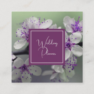 Hübsche Blossom Square Business Card Quadratische Visitenkarte