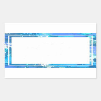 Hübsche Blue Border Stickers