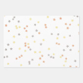 Hübsche Blue Clouds Baby Dusche Mix and Match Geschenkpapier Set (Vorderseite 3)