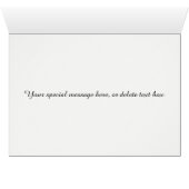 Hübsche Blue Hydrangea Hochzeitskarten (Innenansicht Horizontal (Unten))