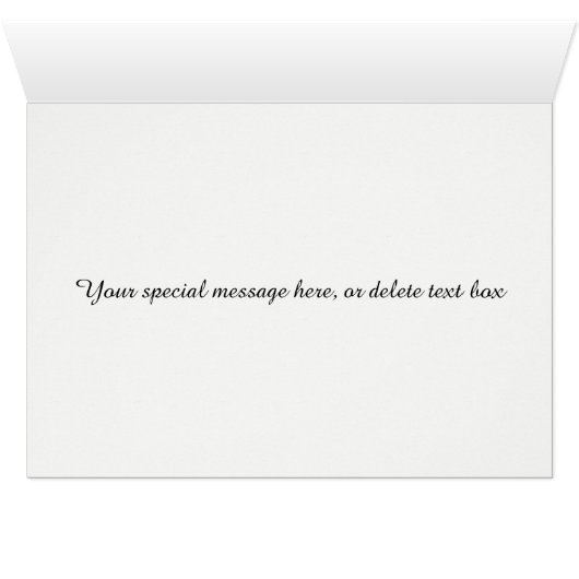 Hübsche Blue Hydrangea Hochzeitskarten (Innenansicht Horizontal (Unten))